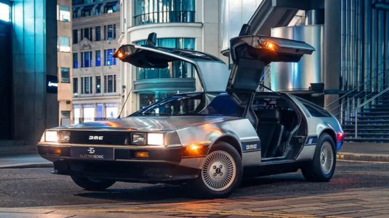 The iconic DeLorean has gone electric