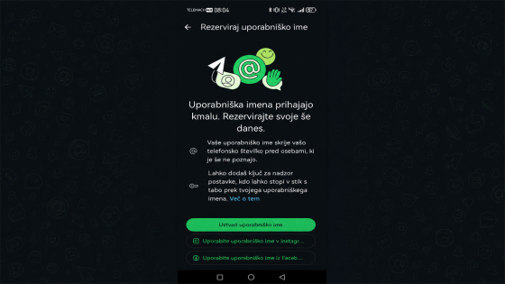你已经注册WhatsApp用户名了吗?